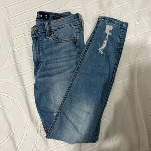 Hollister High rise skinny distressed jeans